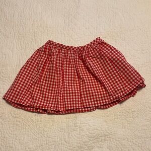 Polo Ralph Lauren Red Gingham Skirt